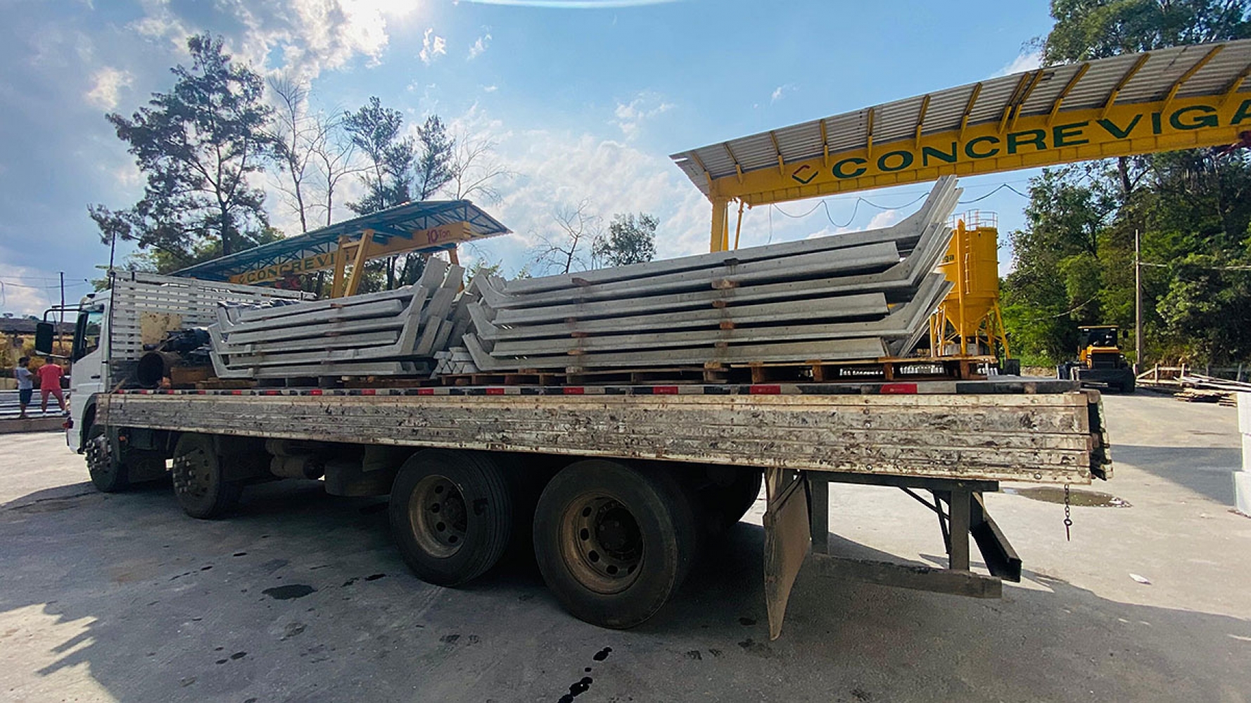 Mourões de concreto